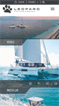 Mobile Screenshot of leopardcatamarans.fr